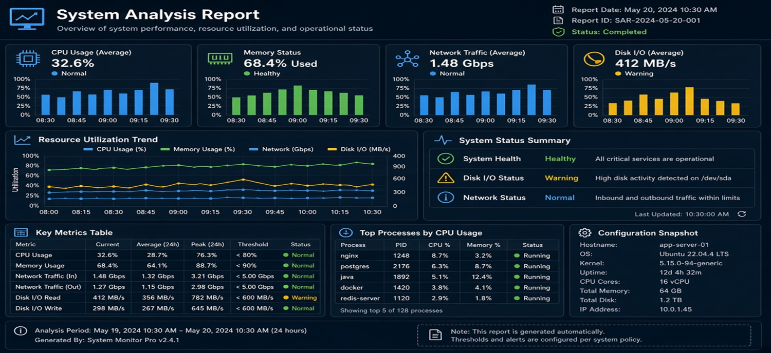 SystemAnalysisReport